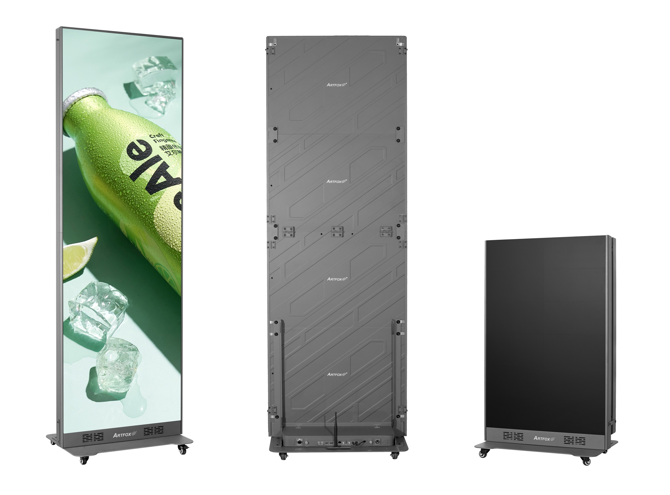 Portable LED Screen:COB technology, Made by 4pcs Xpo P1.53 COB panels<br/><br/>Size: 2.1